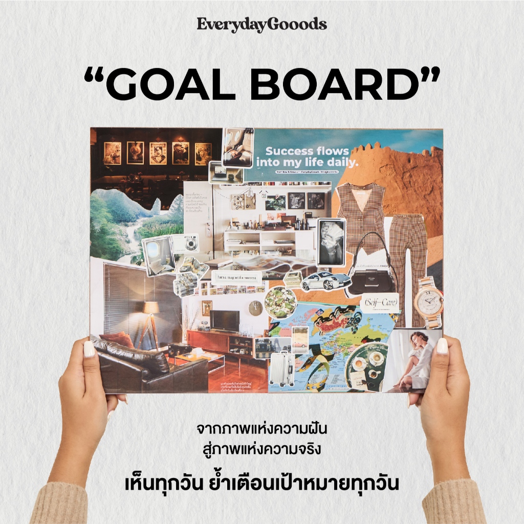 สติ๊กเกอร์ Manifest sticker Vision Board DIY Scrapbookingส ติ๊กเกอร์พลังใจพลังบวก 3 ธีม กันน้ำ เนื้อด้าน