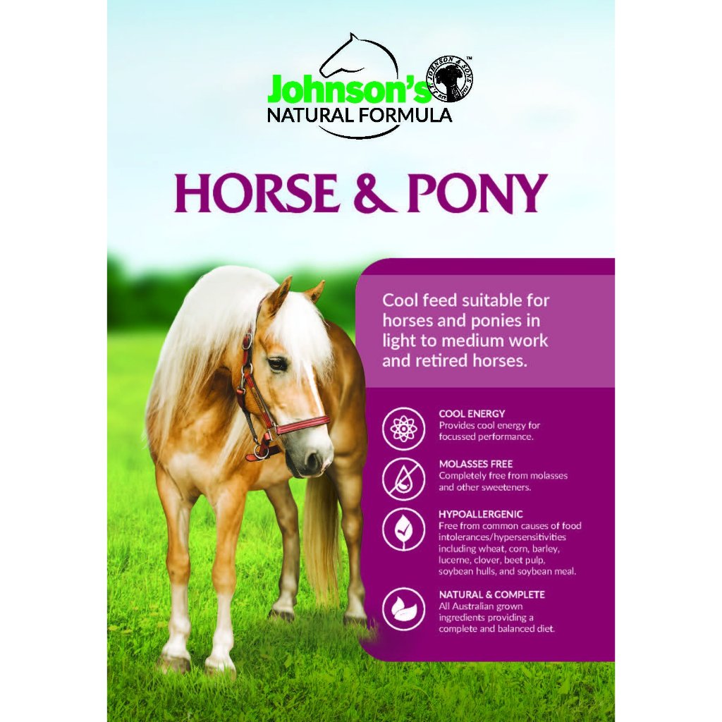 Horse & Pony Pellet 20kg อาหารม้าฮอสแอนด์โพนี่