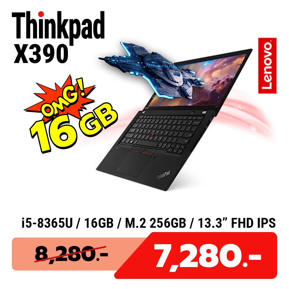 Thinkpad X390 / i5-8365U / 13.3" Full HD IPS