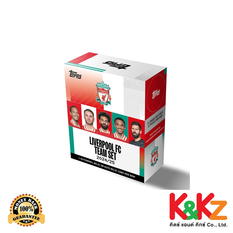 Topps Liverpool Team Set 24-25 (Box) FS0005641- Topps Collection / ท็อปส์ ลิเวอร์พูล ทีมเซ็ต 24-25