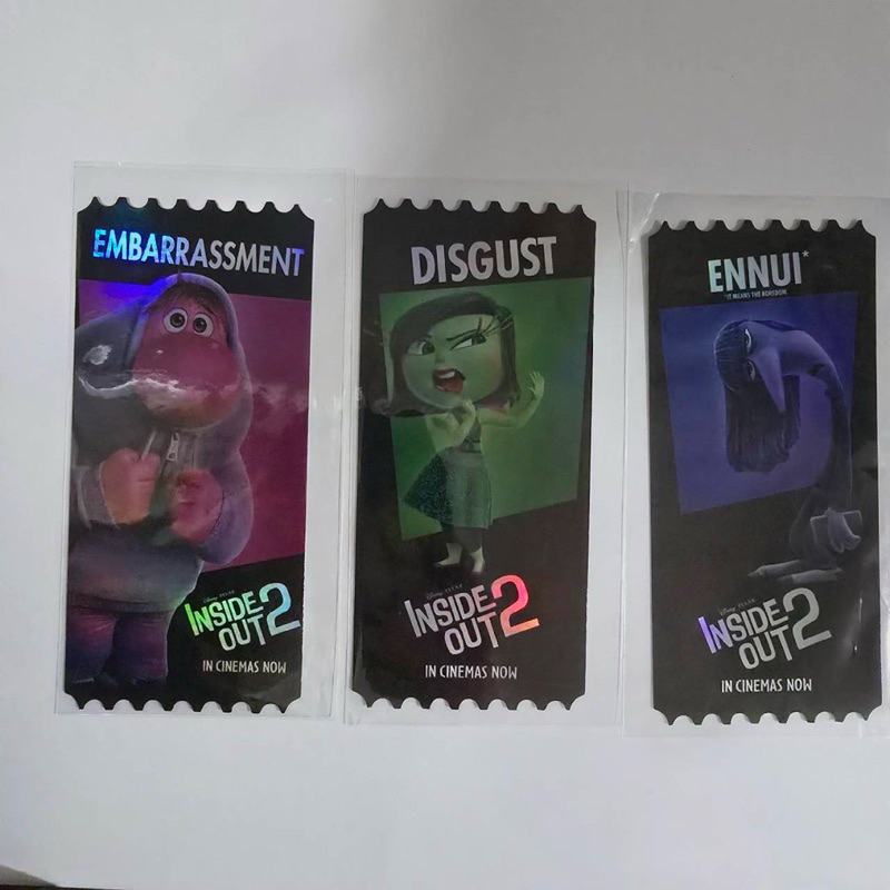 [พร้อมส่ง] Collectible Ticket ภาพยนตร์เรื่อง InsideOut 2
