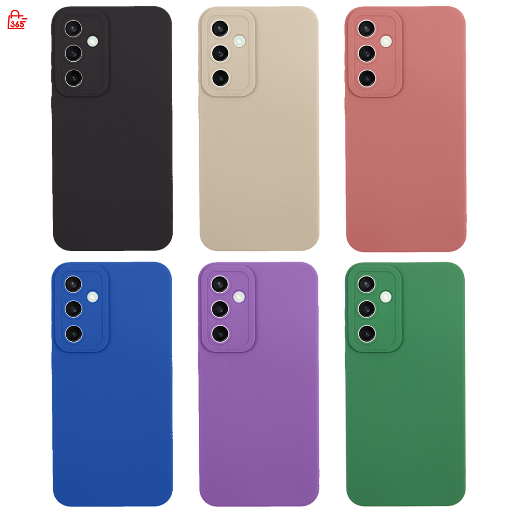 เคส สำหรับ Samsung Galaxy S23 FE เคสซิลิโคนนิ่ม กันกล้อง TPU สีพื้น