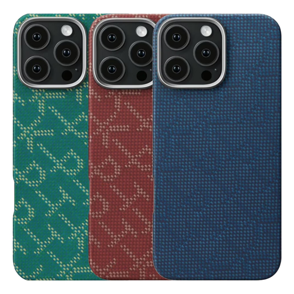 Pitaka PTK Monogram (Tactile Woven) เคส iPhone 16 Pro / 16 Pro Max