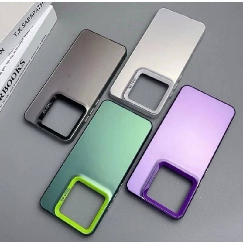 เคสสำหรับ Radmi14C /Poco C75 So coolกันกระแทกสีพื้นแบบเงา เปิดกล้องกันปุ่มขอบนิ่มหลังแข็ง สินค้าพร้อ