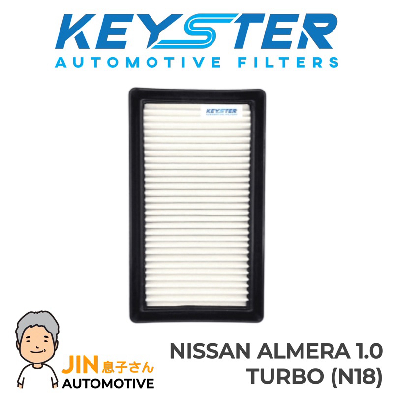 KEY-STER กรองอากาศ ALMERA 1.0 TURBO (N18) เกรด OEM #A-5EK0A