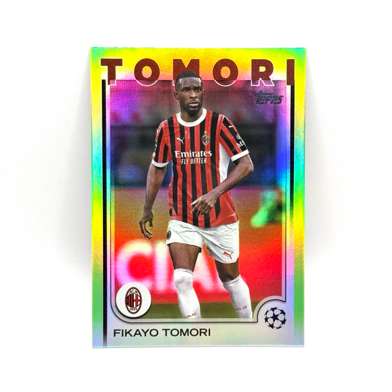 Topps UCC 24/25 Fikayo Tomori AC Milan /199 Neon Green