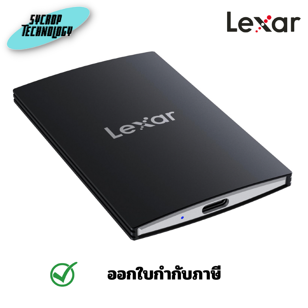 Lexar External Portable SSD USB 3.2 4TB Black LSL500X004T-RNBNG เอสดีดีพกพา ประกันศูนย์