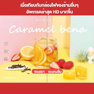 กล่องไฟLED ป้ายเมนูอาหารบางเฉียบ ความละเอียดHD มุมมองกว้างใหญ่ กรอบป้ายเมนูร้านอาหาร สำหรับร้านกาแฟ ร้านอาหาร