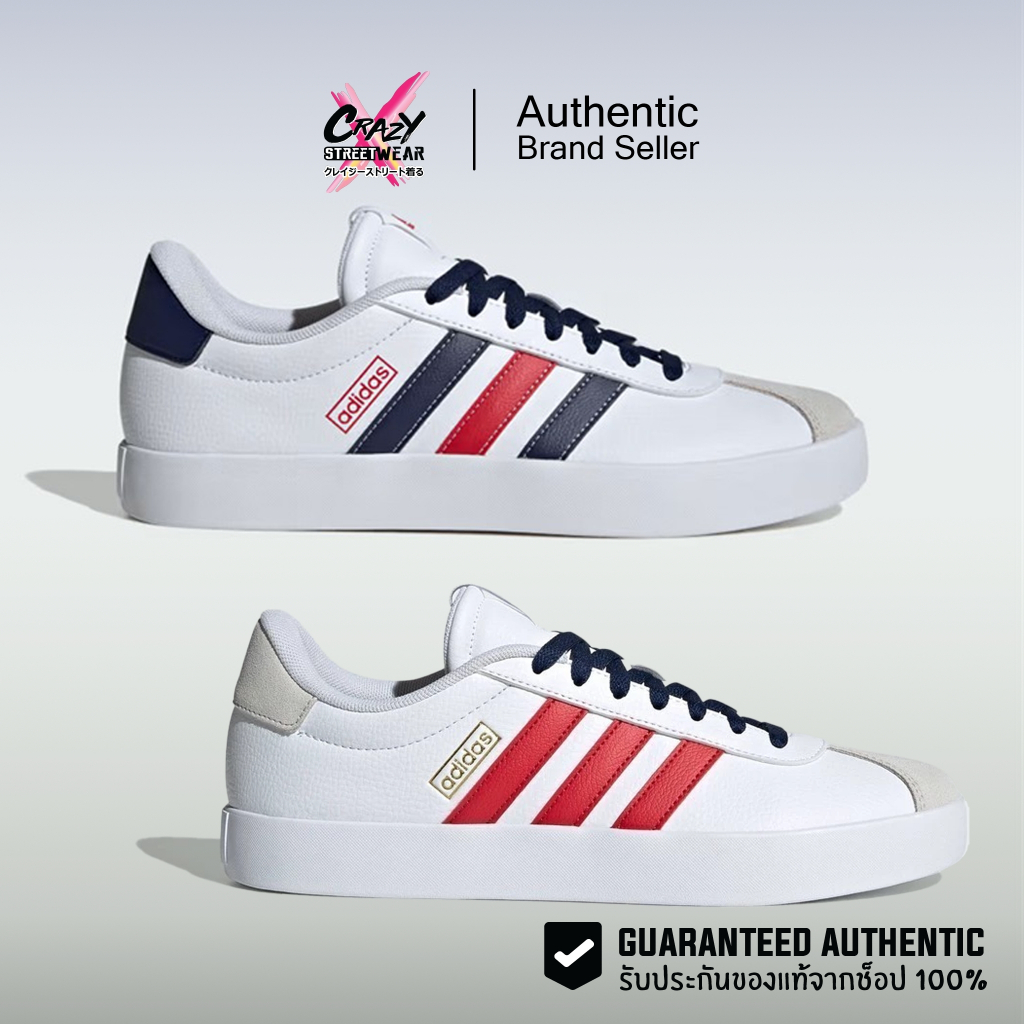 Adidas VL Court 3.0 ของแท้ 100% ( IF4465 / IF4464 ) สินค้าลิขสิทธิ์แท้ Adidas รองเท้าผู้ชาย อดิดาส