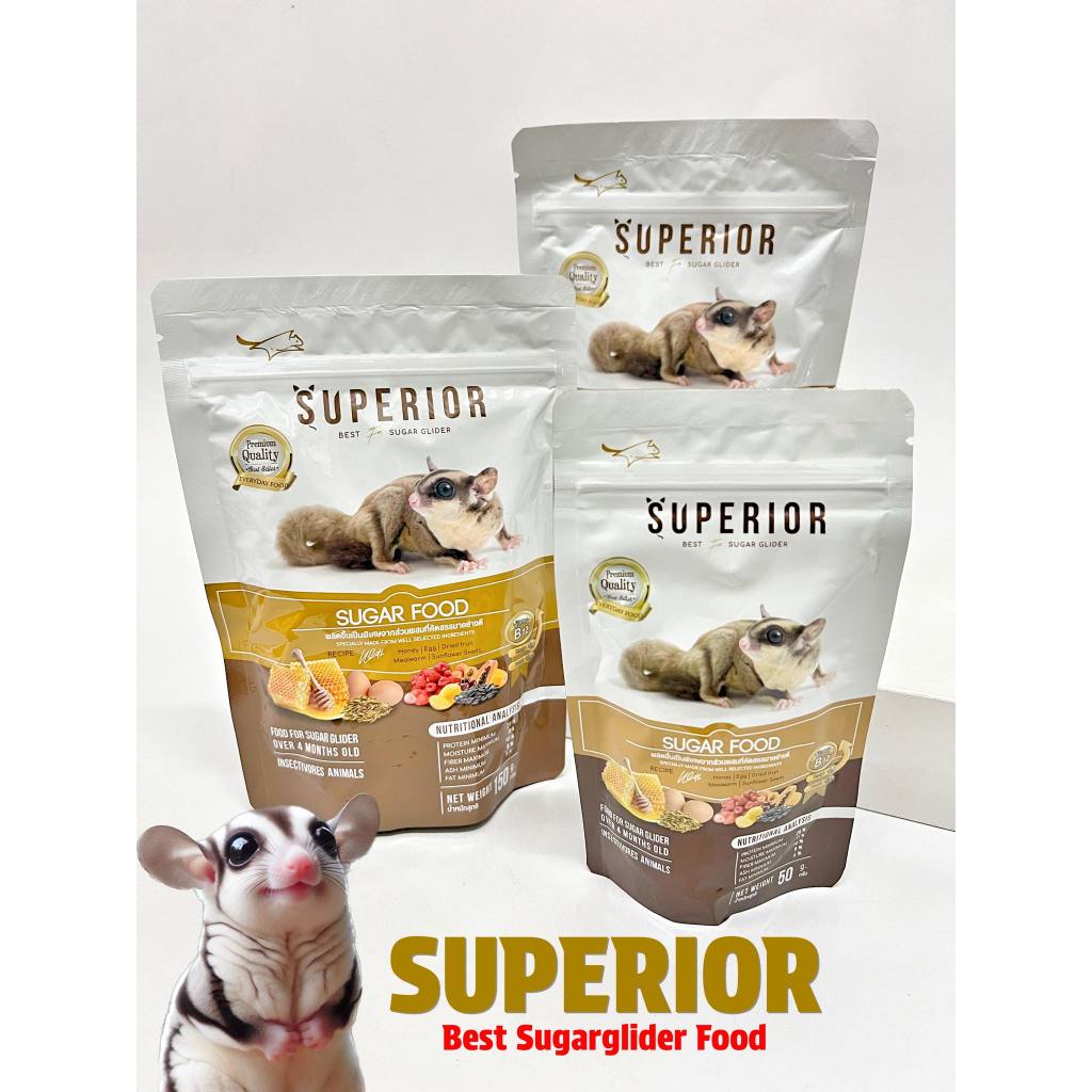SUPERIOR Yummy Enjoy Eat ผลิตขึ้นมาเป็นพิเศษ จากส่วนผสมที่คัดสรรมาเป็นอย่างดี อุดมไปด้วยโปรตีน วิตามินและแร่ธาตุต่างๆจาก
