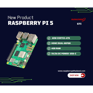 Official RaspberryPi 5 RAM 1GB 2GB 4GB 8GB 16GB Single Board Computer with out OS(ออกใบกำกับภาษีได้ แจ้งรายละเอียดทางแชท