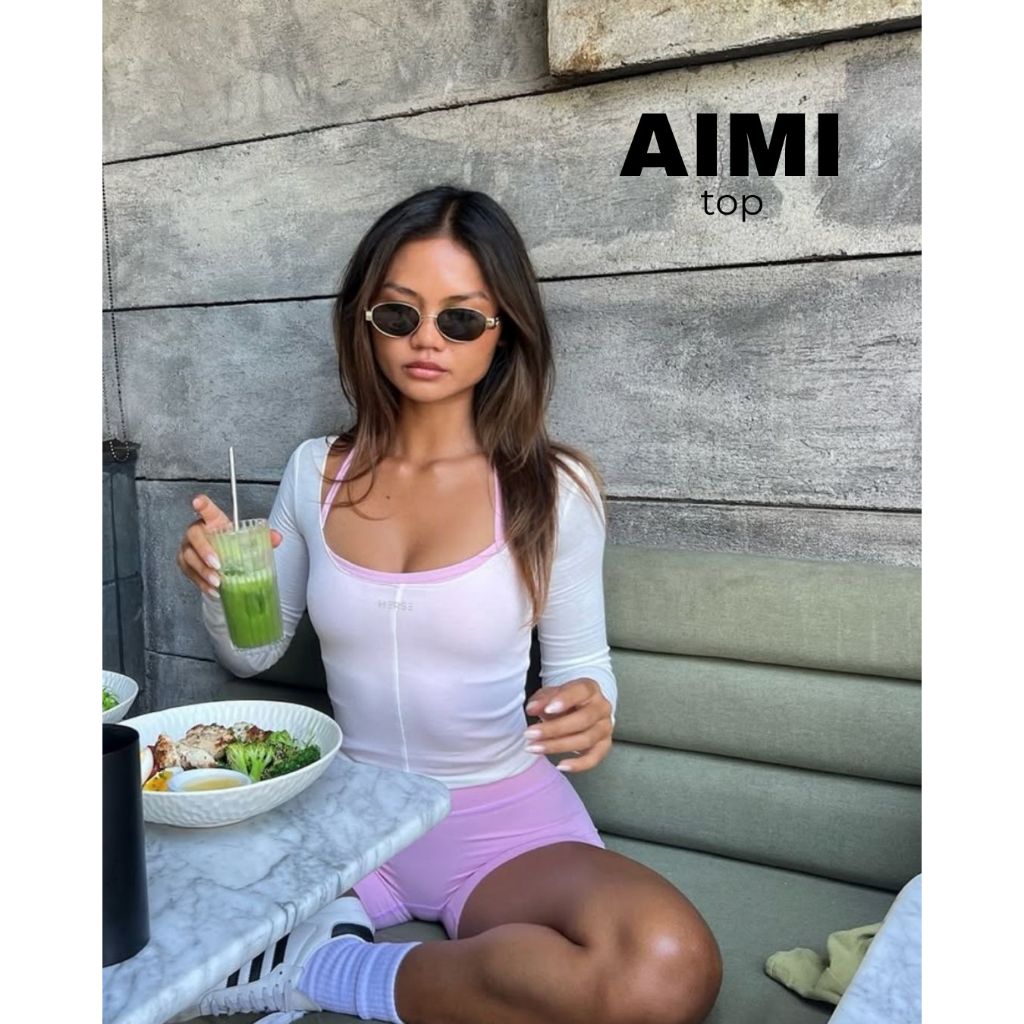 Herse เสื้อคลุม Aimi Top แขนยาว เน้นใส่เป็นเสื้อคลุม ได้ลุคสปอร์ตเกิร์ล ค่ะ