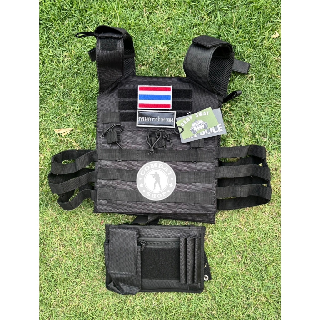 เสื้อเกราะจิ๋ว ป้ายCamp Swat แถมฟรีป้าย!! เสื้อเกราะ Army กรมการปกครอง ราคา ถูกที่สุด ดีลบีเคเค แกลเลอรีภาพที่ 2