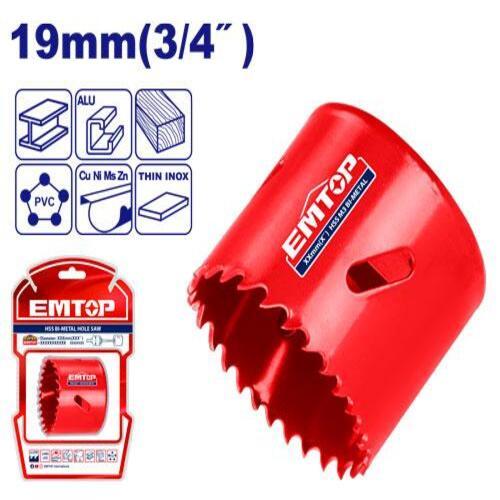 EMTOP โฮลซอว์โลหะ HSS EHSW10191