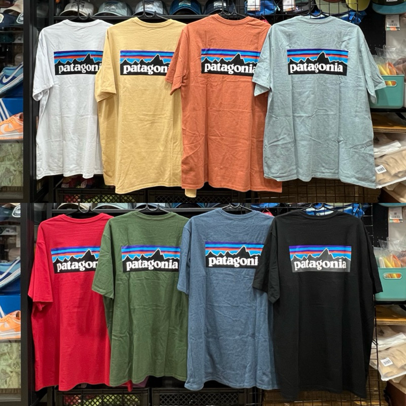 ของแท้ เสื้อยืด Patagonia P-6 Logo Responsibili-Tee