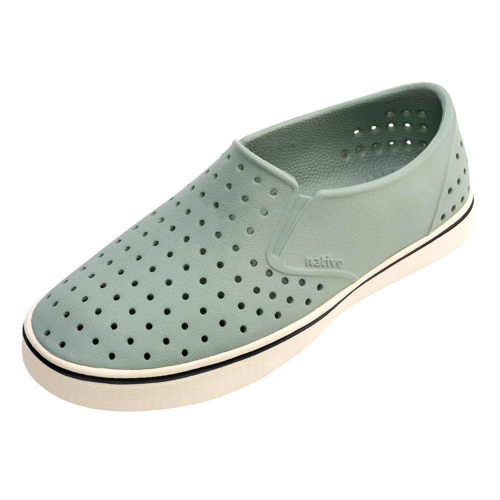 Native รองเท้ากันน้ำผู้ใหญ่ EVA รุ่น Miles  Wanderfoam  Rookie Green/Bone White