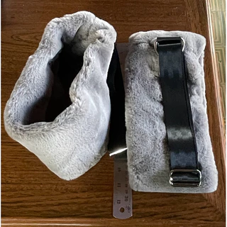 (พร้อมส่ง) fuzzy strap สายคล้อง ที่จับฟู่ๆ คาดิลแลค pilates cadillac