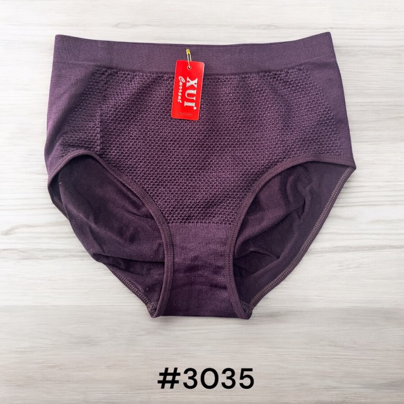 #3035#กางเกงในรังผึ้งเก็บพุงไซค์ใหญ่ เนื้อผ้าทอ ยกกระชับก้น - รูปที่ 4