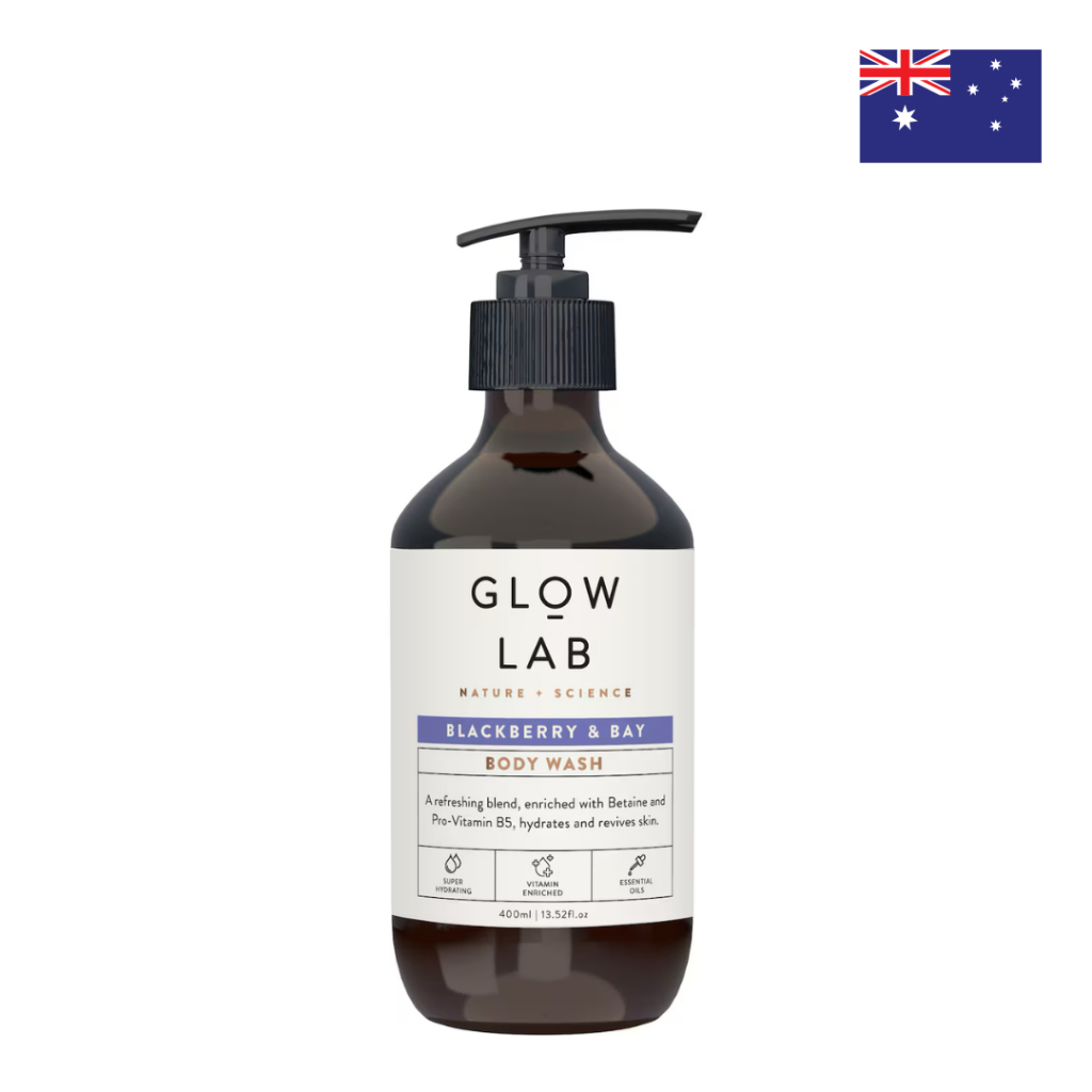 Glow Lab Blackberry & Bay Body Wash Glow Lab 400ml ครีมอาบน้ำบำรุงผิว จากนิวซีแลนด์