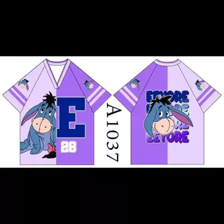 ( N53 ) เสื้อspor ลายการ์ตูน ทูโทน L-3xl ผ้าไมโคร ใส่ได้ทุกเพศ