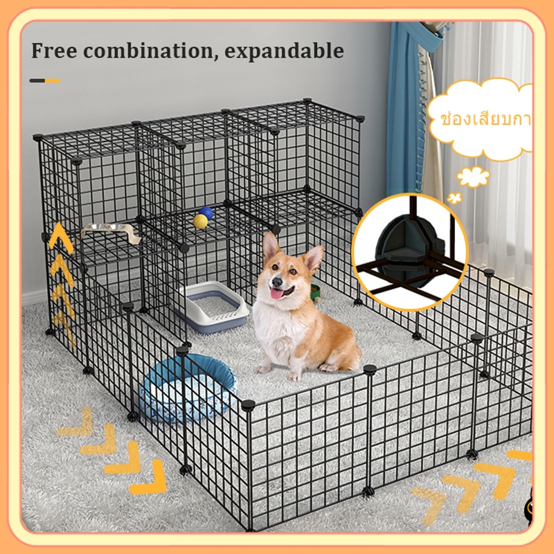 petsecret คอกสุนัข กรงแมว DIY คอกกระต่าย กรงหนูแกสบี้ กรงกระต่าย DIY ประกอบได้ตามการใช้งาน