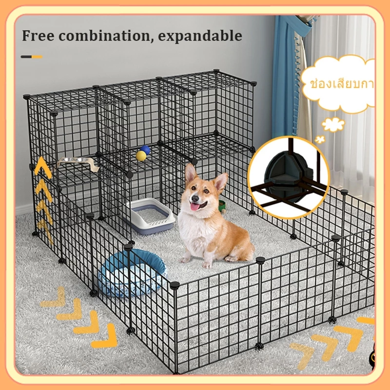 petsecret คอกสุนัข กรงแมว DIY คอกกระต่าย กรงหนูแกสบี้ กรงกระต่าย DIY ประกอบได้ตามการใช้งาน