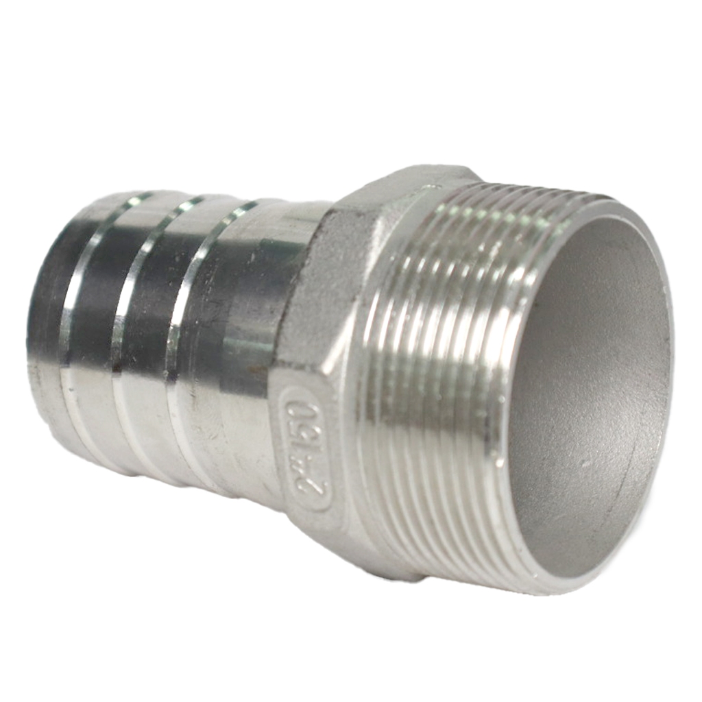 SHARK แป๊ปลด แป็ปลด สแตนเลส304 ขนาด 2 - 3 นิ้ว เกลียวนอก หางปลาไหล (2