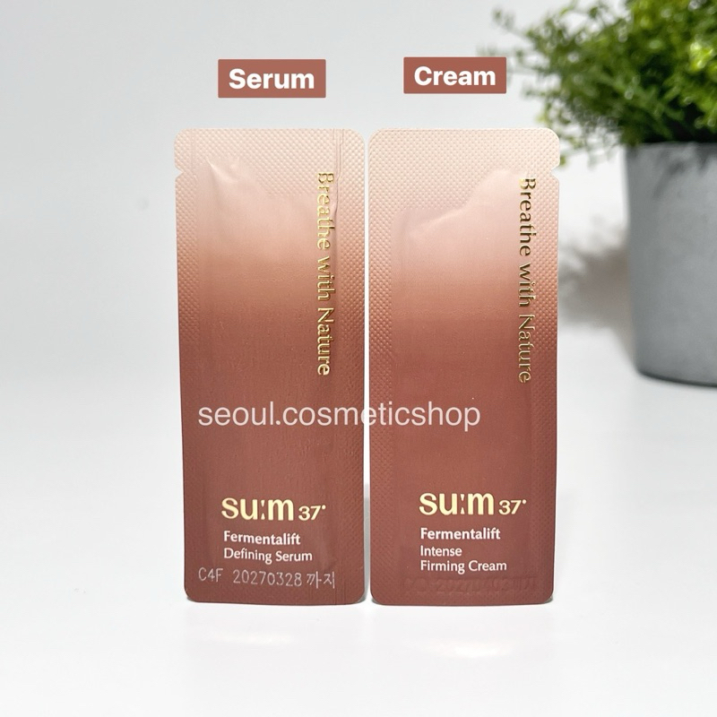 (Peptide serum/Cream เข้มข้น) su:m37  Fermentalift Intense Firming Cream(1ml)⁣
