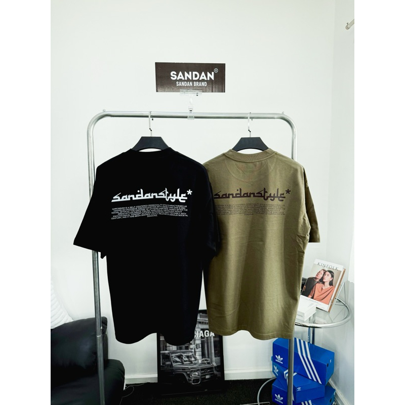Sandan Oversize T-Shirt Cotton100% (เสื้อยืดทรง Oversize ของแท้) ลาย NANCISSIST