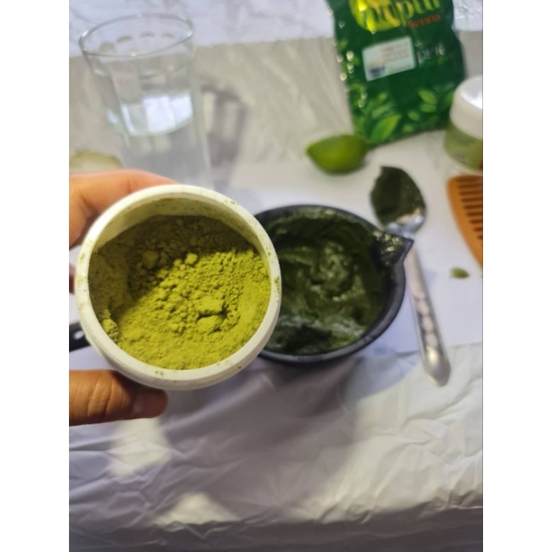 อินดิโก50กรัม/กัลยาณี50กรัมผงย้อมสีผมจากธรรมชาติ - รูปที่ 2