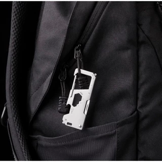 EDC T34 พวงกุญแจสเตนเลสสตีล มีดพับอเนกประสงค์ เครื่องมือกลางแจ้งพกพา