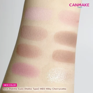 CANMAKE Petit Palette Eyes (Matte Type) พาเลทอายแชโดว์ เนื้อแมตต์ 8 สี