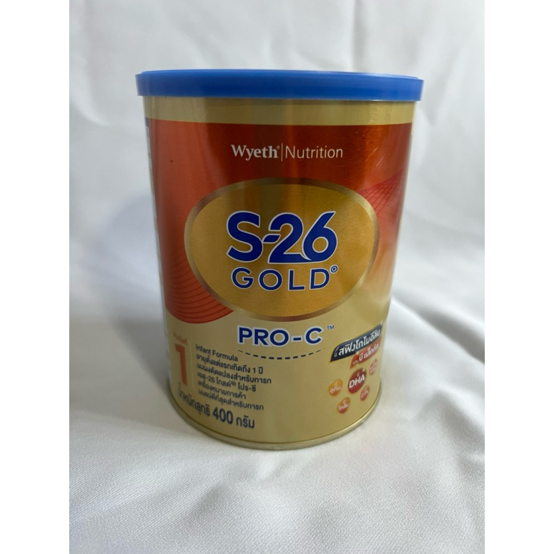 S26 gold Pro-C 400gm เอส 26 โปรซี สูตร 1 exp.date 2/6/2026