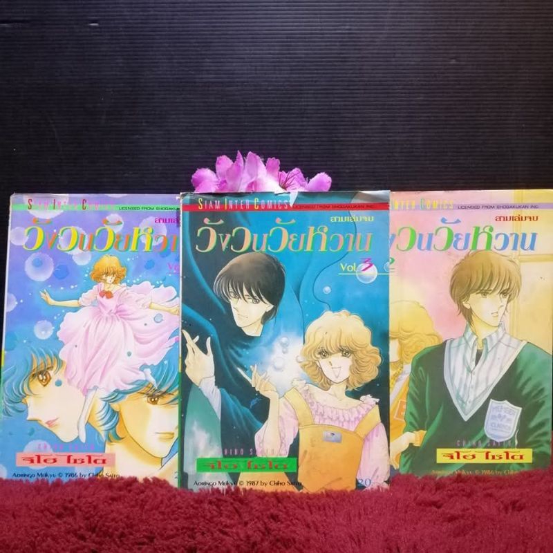 📚🐰💸 หนังสือการ์ตูนเรื่อง: วังวนวัยหวาน ชุด 1-3 เล่มจบ y7455