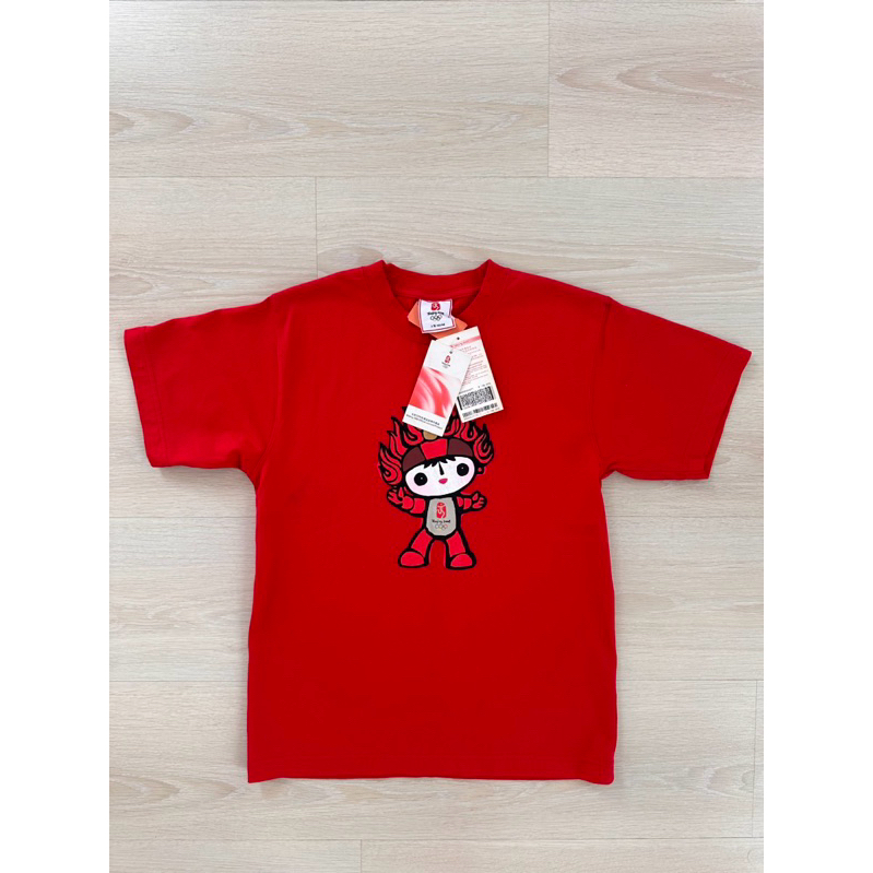 เสื้อยืดลิขสิทธิ์ Olympic Beijing 2008 สีแดง ไซส์ 140