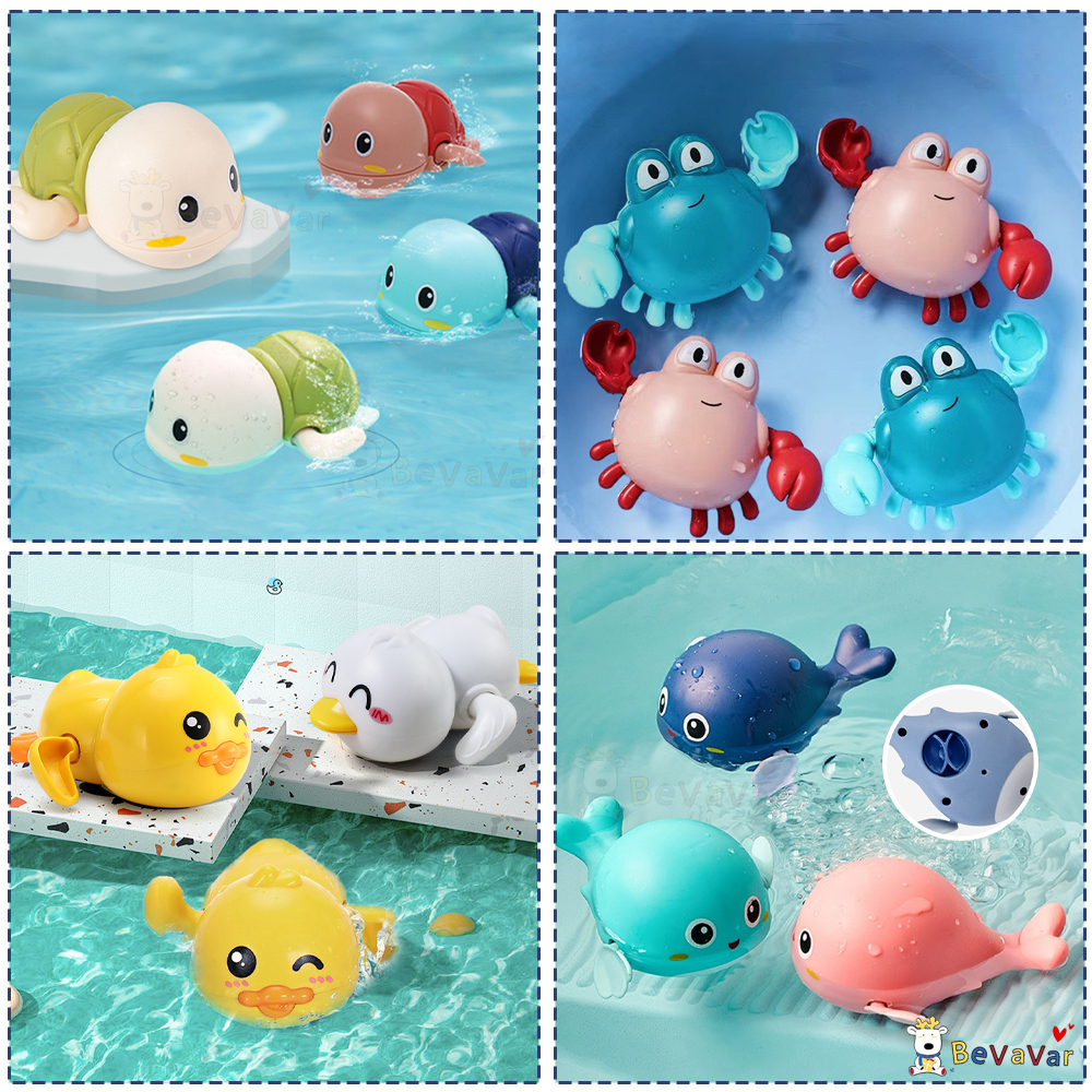 BEVAVAR ของเล่นลอยน้ำ ของเล่นในห้องน้ำ เล่นในน้ำได้ ของเล่นอาบน้เด็ก เพิ่มความสนุกให้เด็กๆ ของเล่นอ่างอาบน้ำเด็ก ปลาวาฬ - รูปที่ 2