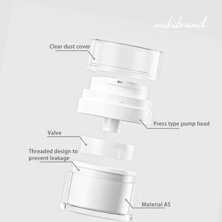 พร้อมส่ง ขวดปั๊มสุญญากาศ สําหรับใส่โลชั่น ครีม เจล เครื่องสําอาง ขนาด 15/30/50/80/100 ml.