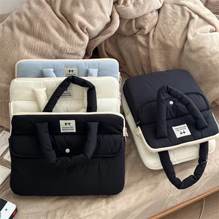พร้อมส่งจากไทย🇹🇭B.landd✨ กระเป๋าสำหรับไอแพด ipadbag กระเป๋าโน้ตบุ๊ค ขนาด 11" 13" สีพาสเทล ช่องเยอะ