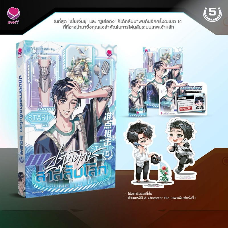 [พร้อมส่ง] ปฏิบัติการล่าสลับโลก เล่ม 4-5 (6 เล่มจบ)