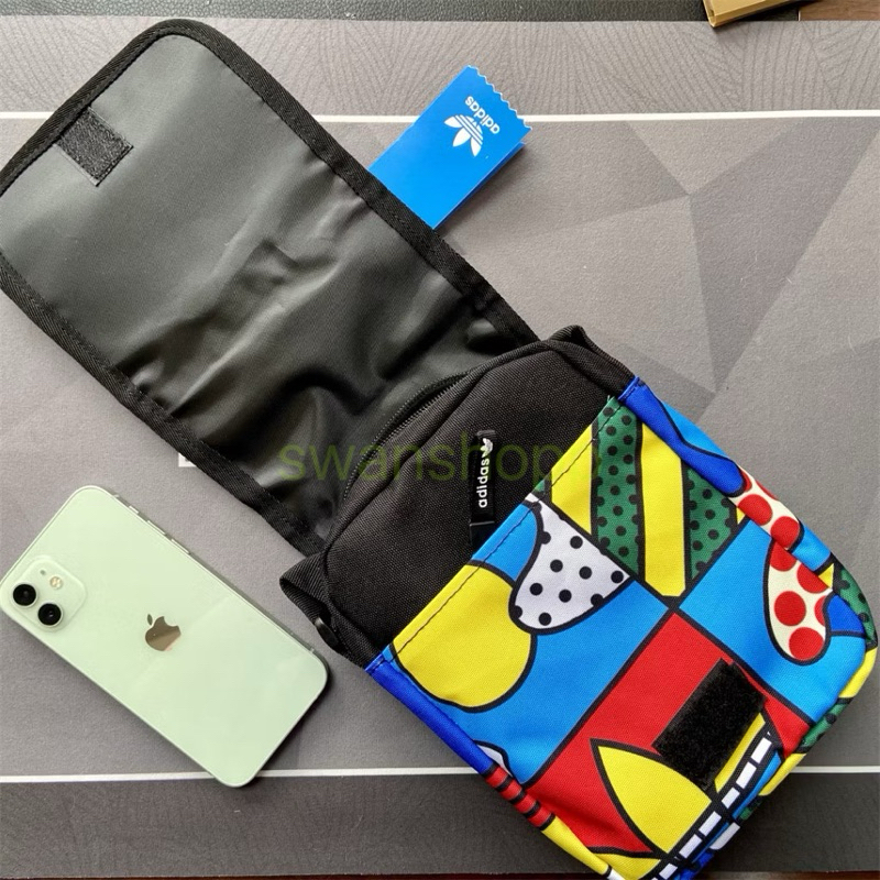 พร้อมส่ง！กระเป๋าคาดอก คาดเอว เนื้อผ้าดีกันน้ำได้ ลายเรียบ กระเป๋าสะพาย กระเป๋าคาดเอวผู้ชายและผู้หญิง - รูปที่ 4