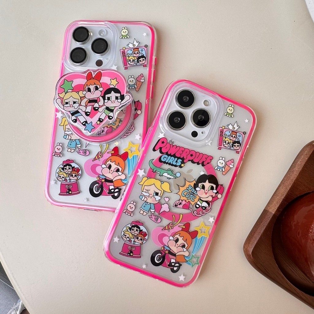 เคสไอโฟน magsafe พาวเวอร์พัพเกิร์ล (ip13-15promax)
