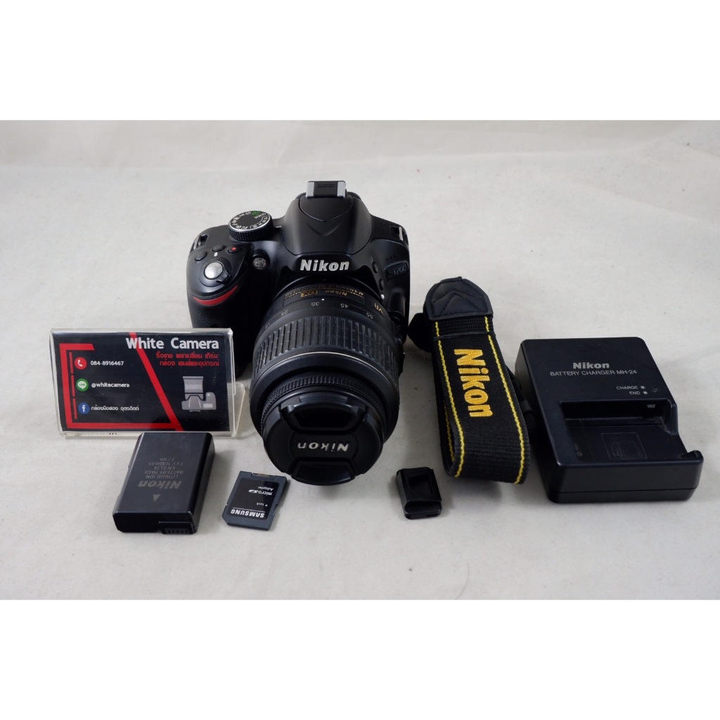Nikon D3200 + เลนส์ 18-55 VR  มือสอง
