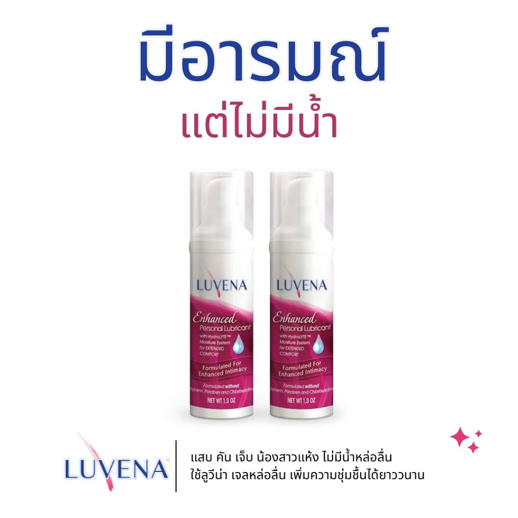 เจลหล่อลื่น LUVENA Enhanced ให้ความรู้สึกเสมือนของจริง นำเข้าจากอเมริกา