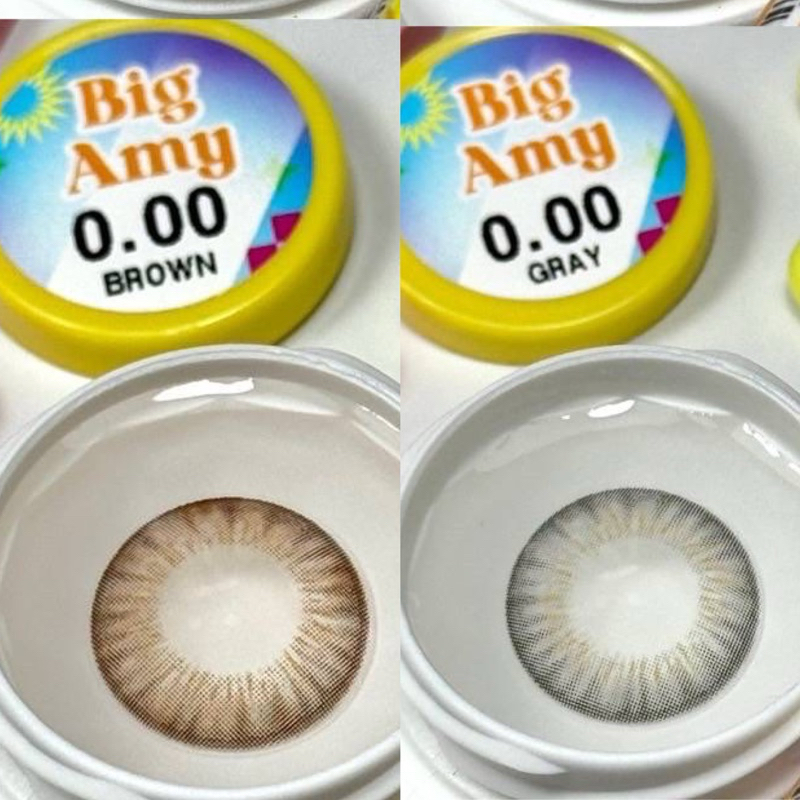 คอนแทคเลนส์เลนส์ ไฮโดรเจล Ulens พรีเมี่ยม ค่าอมน้ำ65% ตาโตฟิลเตอร์  Big Amy