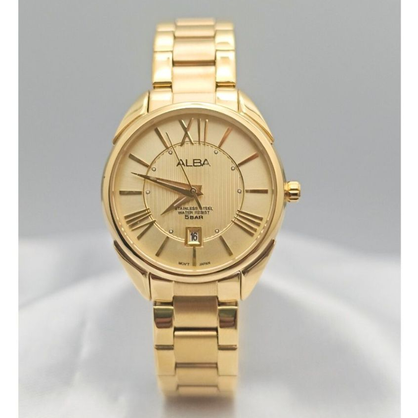 ALBA ่ japan นาฬิกาผู้หญิง รุ่น AH7H58X1 เลขโรมัน ระบบควอตซ์ รับประกัน 1ปี