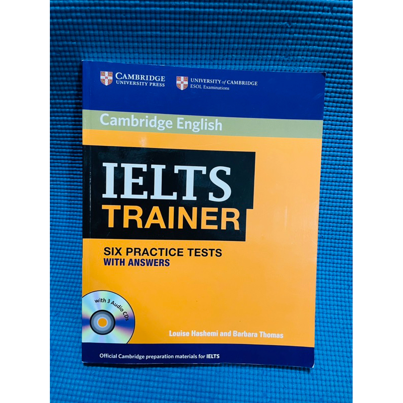 Cambridge English IELTS TRAINER💥จด20%ตำหนิมุม+cd