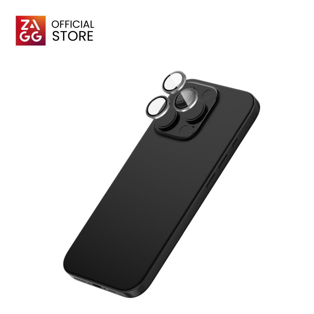 ZAGG Camera Rings for iPh0ne 16 Pro / 16 Pro Max - White Titanium