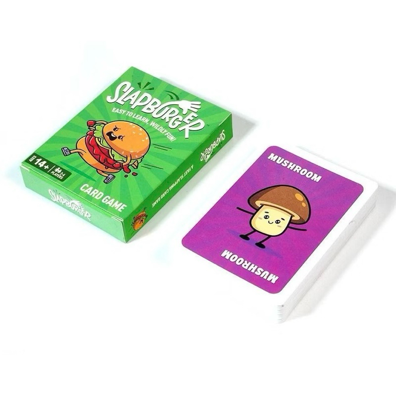 Slapburger - Fun Family Games for Game Night - Playing Card Games for Kids