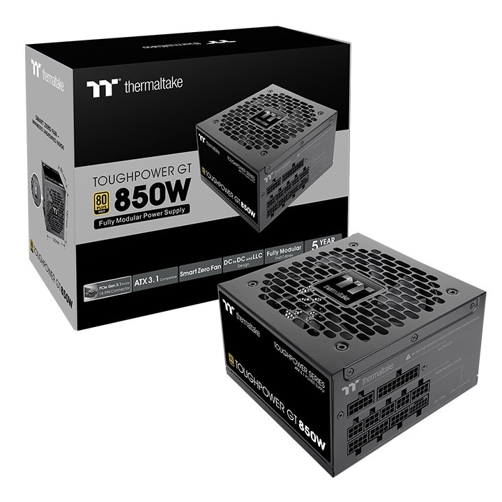 THERMALTAKE TOUGHPOWER GT 850W (80 PLUS Gold) (PS-TPT-0850FNFAGE-3) 5y.