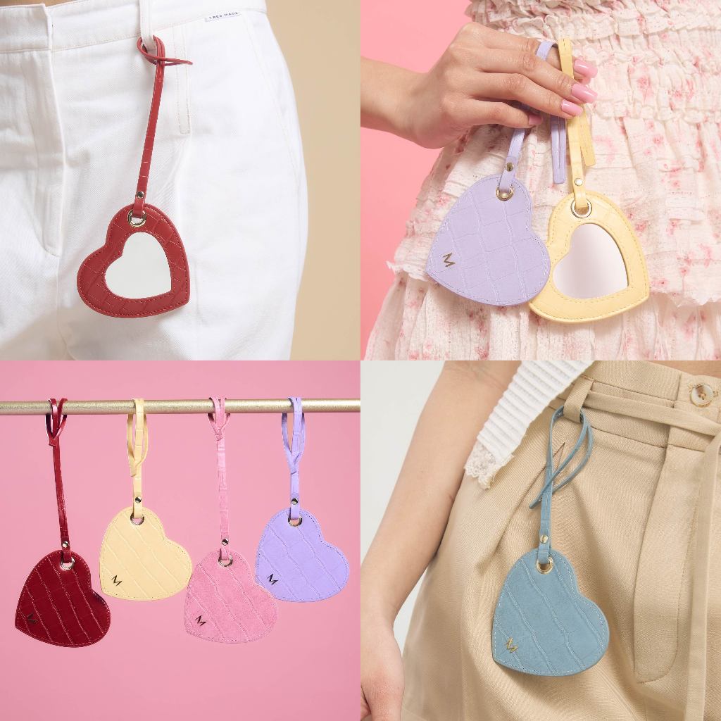 MUSE - Heart Mirror Bag Charm